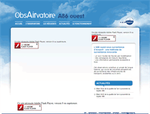 Tablet Screenshot of obsairvatoire-a86ouest.fr